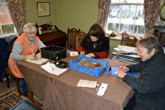 Community archaeology finds marking sherwood forest