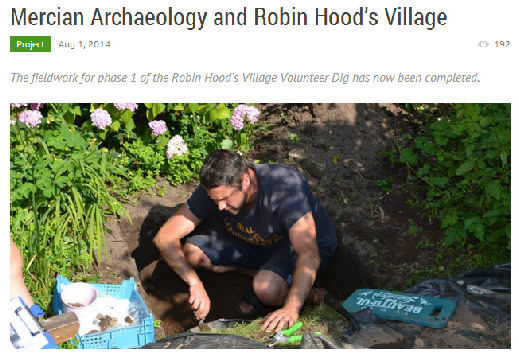 BAJR Archaeology Robin Hood