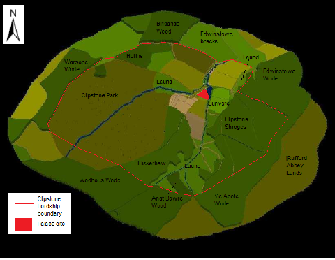 Clipstone 3D landscape Sherwood Forest