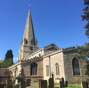 Edwinstowe church aligns on St Edwin's Day