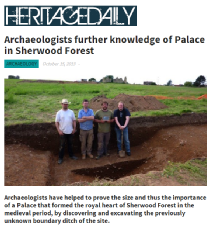SHerwood Forest in Heritage Daily