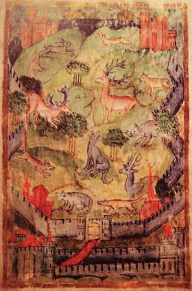 A medieval deer park