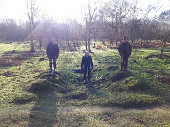 Military pit in Birklands wood, Archaeology in Sherwood Forest