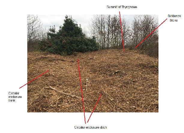 Thynghowe summit circle and stones